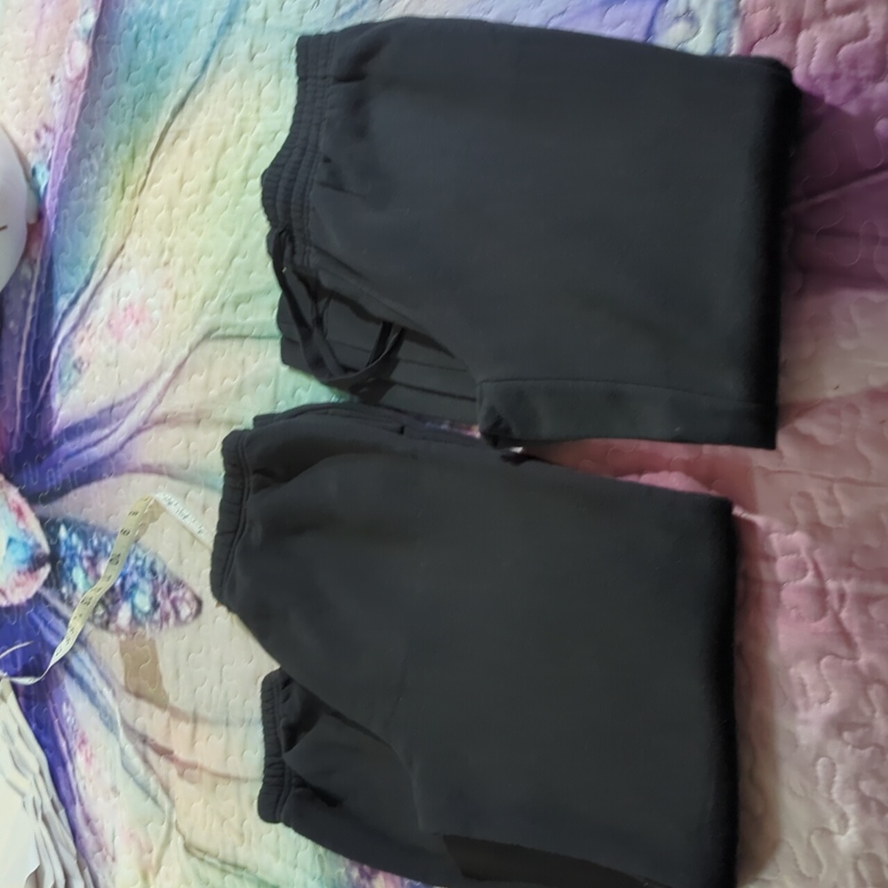 6/$15 Size Xs Black Jogger Bundle Lot of 2 Pairs – Comfy Lounge & Casual - Picture 13 of 16